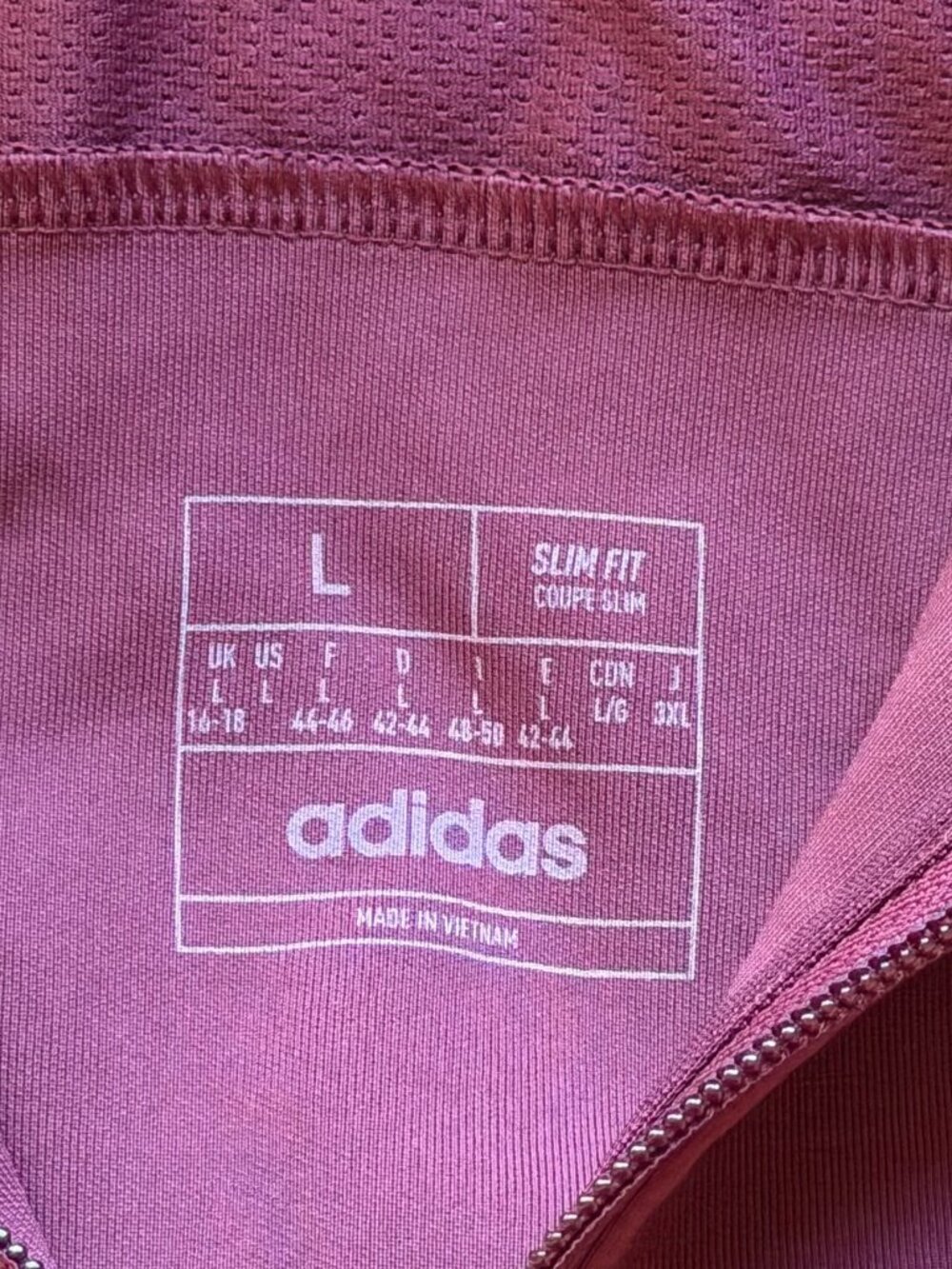 Adidas Recycled Performance Training Jacket NWT Red Large - Picture 7 of 12